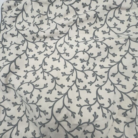 lot of 2 IKEA Lungfort Reversible Gray/White Zippered Pillow Covers 20x20 - Picture 2 of 6